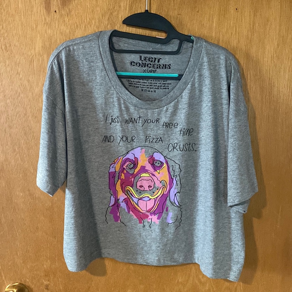 Cropped graphic t-shirt
